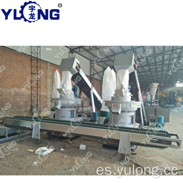 Línea de producción de pellets de madera XGJ850 con salida de 10 toneladas